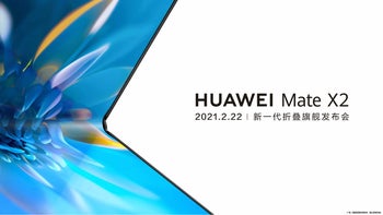 Huawei Mate X2 will launch on February 22nd with an inward folding display