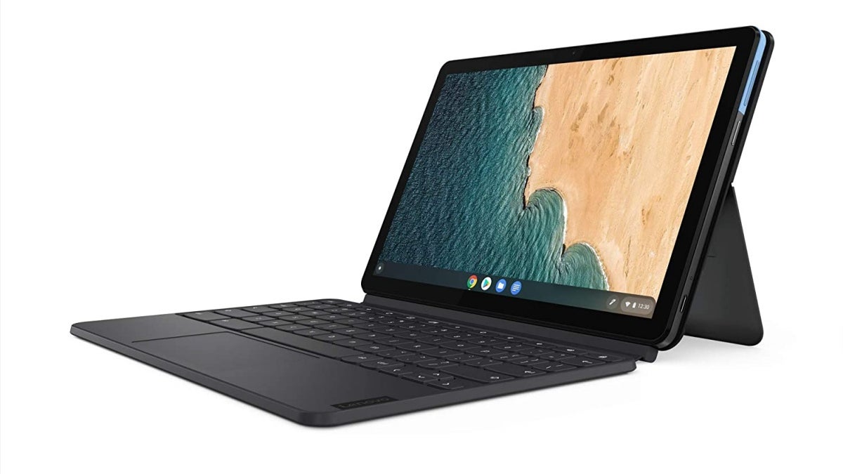 The 2-in-1 Lenovo Chromebook Duet is on sale for just $180 with a 2-year warranty