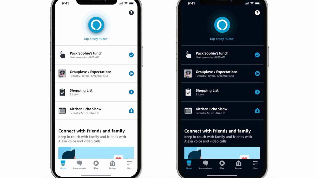 Amazon brings Dark and Light modes to Alexa app on iOS devices