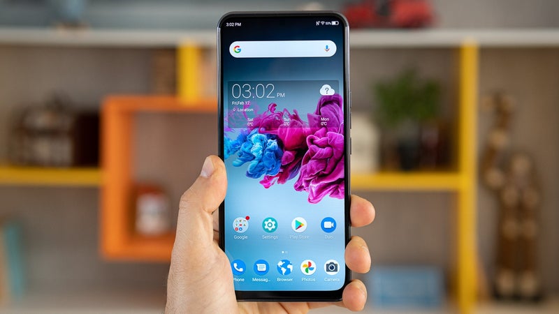 A close look at the world's first under-display phone camera