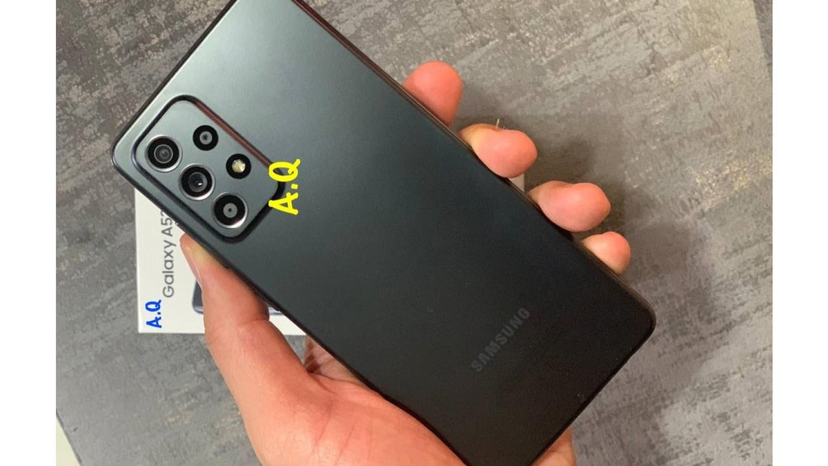 Samsung Galaxy A52 poses for camera ahead of official unveiling