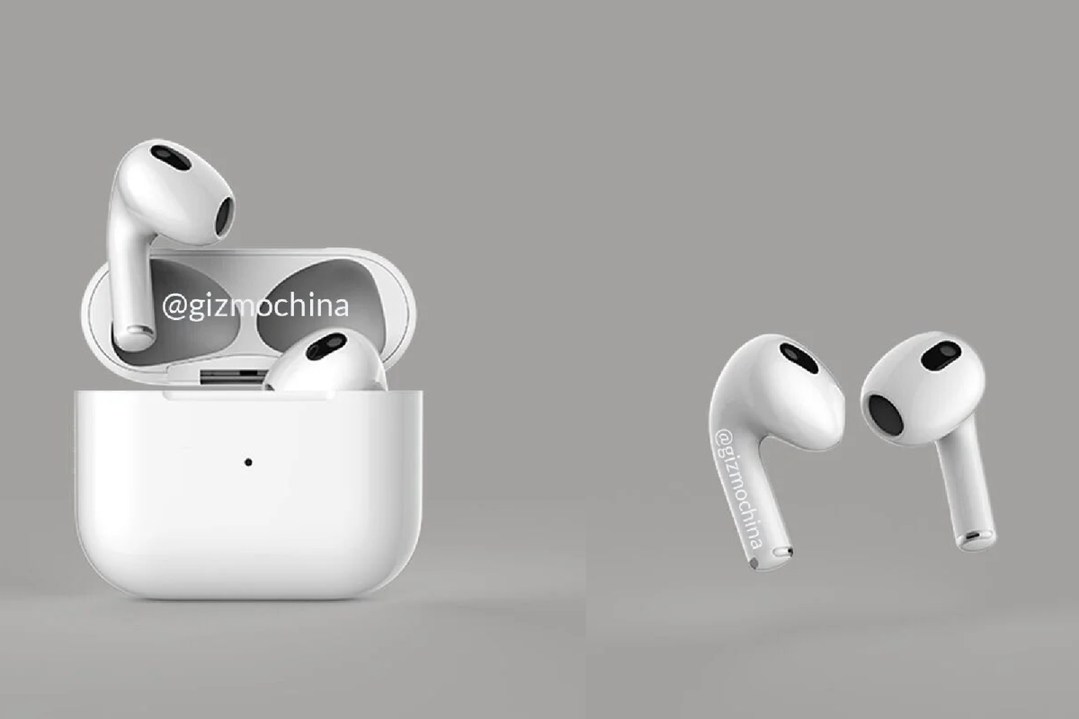 The leaked photos and renderings of the AirPods 3 show a new design, lack of silicone tips