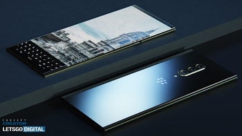 Concept render for first 5G BlackBerry reveals curved screen, physical QWERTY keyboard and more