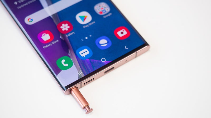 display size of samsung note 20
