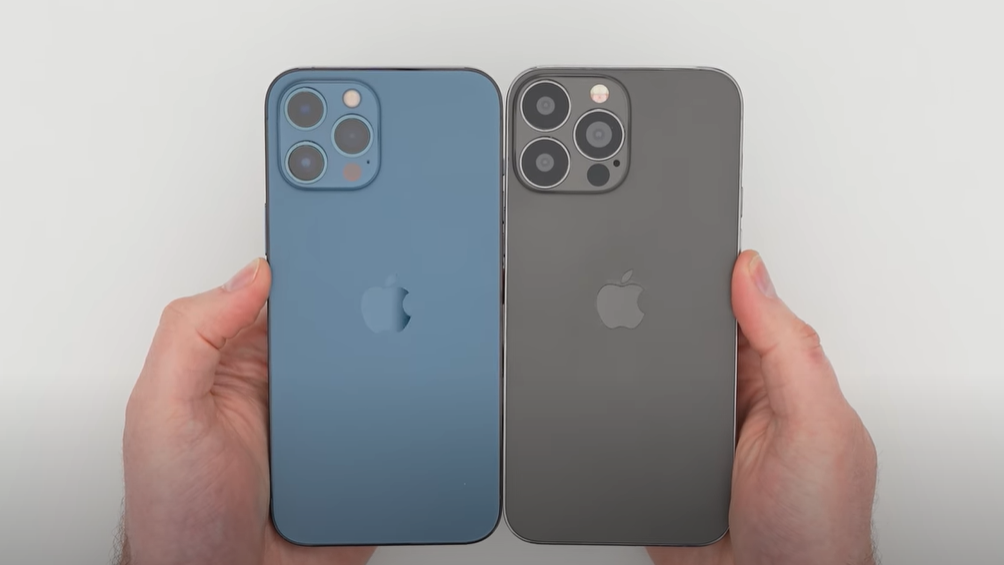 Iphone 13 Pro Max Dummy Hands On Video Shows A Sleeker Notch Larger Camera Modules Phonearena