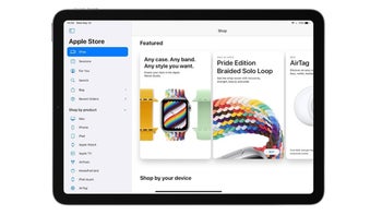 Update to Apple iPad adds a new feature allowing users to quickly browse the online Apple Store