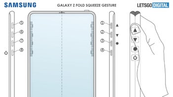 Patent suggests no physical buttons for the Samsung Galaxy Z Fold 3