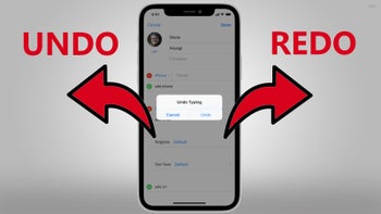 How to undo/redo on an iPhone