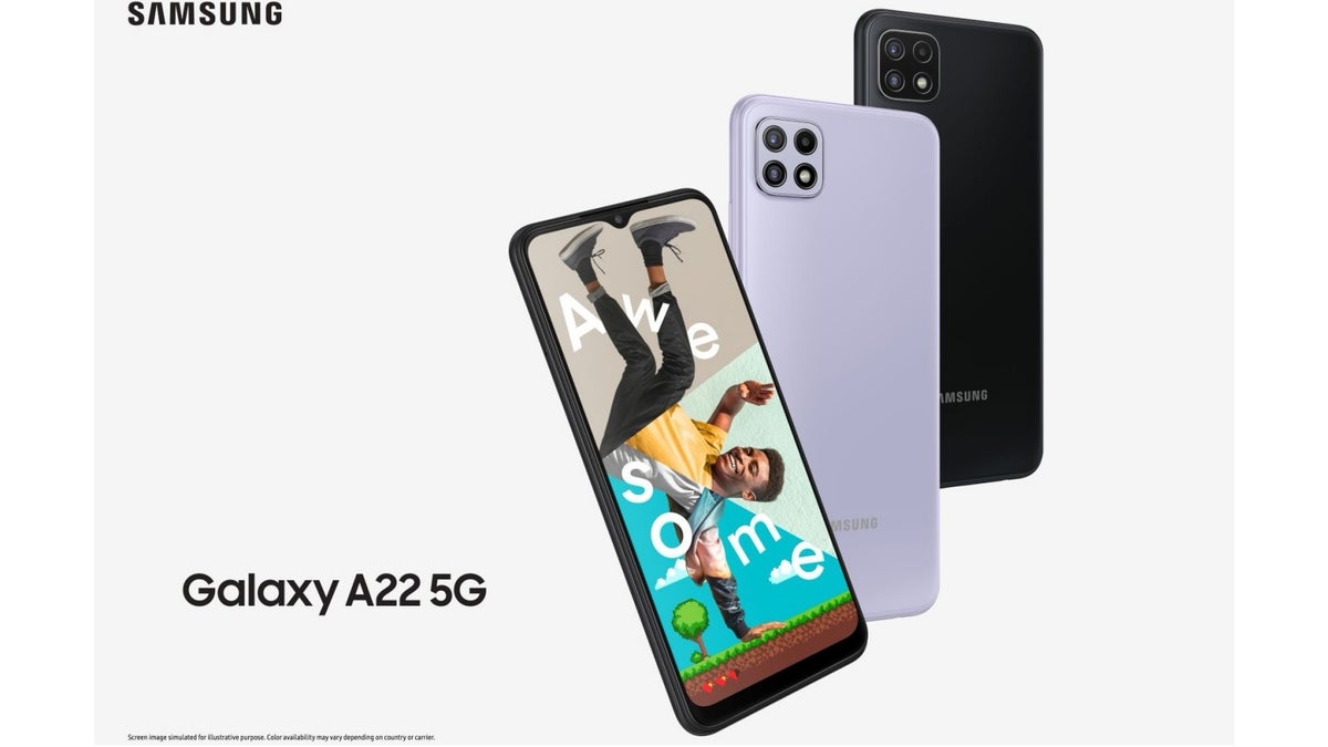 The incredibly affordable Samsung Galaxy A22 5G is official with a great screen and big battery