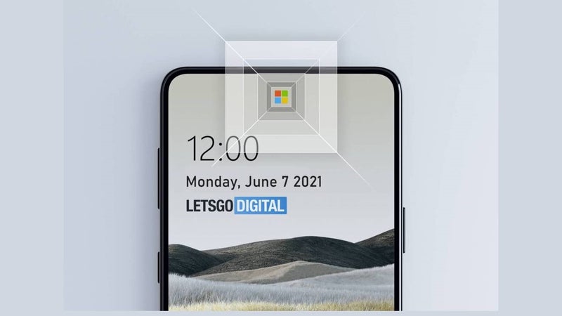 Microsoft patent envisions a Surface smartphone with an under-display camera