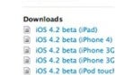 First beta of Apple’s iOS 4.2 released