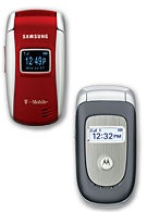 Motorola V195 and Samsung T209 launched by T-Mobile