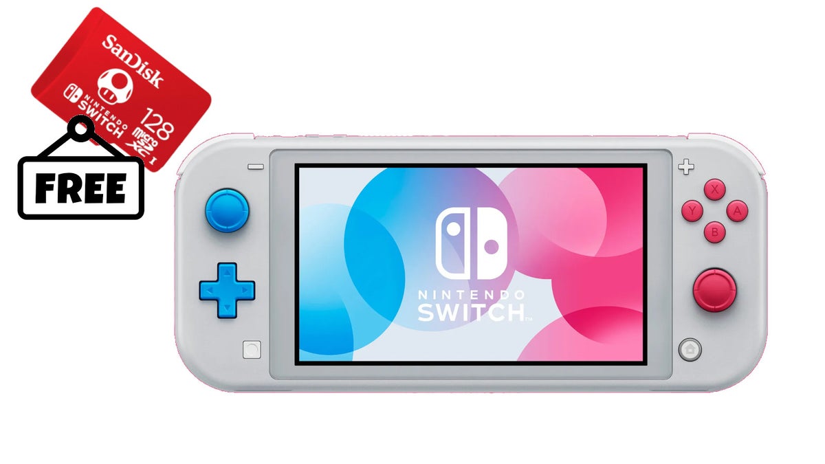 Amazon Prime Day steal: Get a free 128GB SD card with the Nintendo Switch Lite