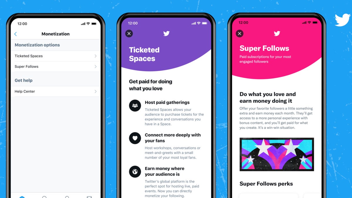 Twitter launches Ticketed Spaces and Super Follows to help users make money  - PhoneArena