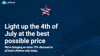 Get massive cloud space at 75% off! One-time 4th of July deal from pCloud