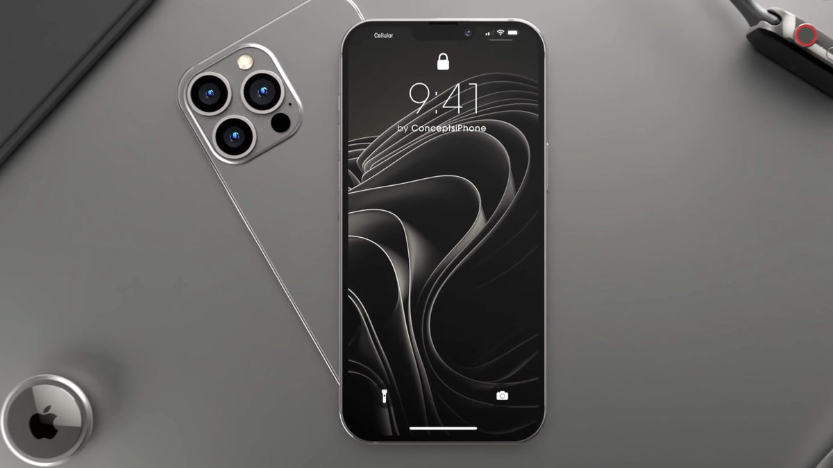 Face ID, meet Touch ID, on iPhone 14 with a tiny notch