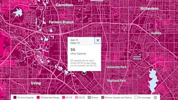 Revised map allows T-Mobile subscribers to find its fast Ultra-Capacity mid-band 5G service