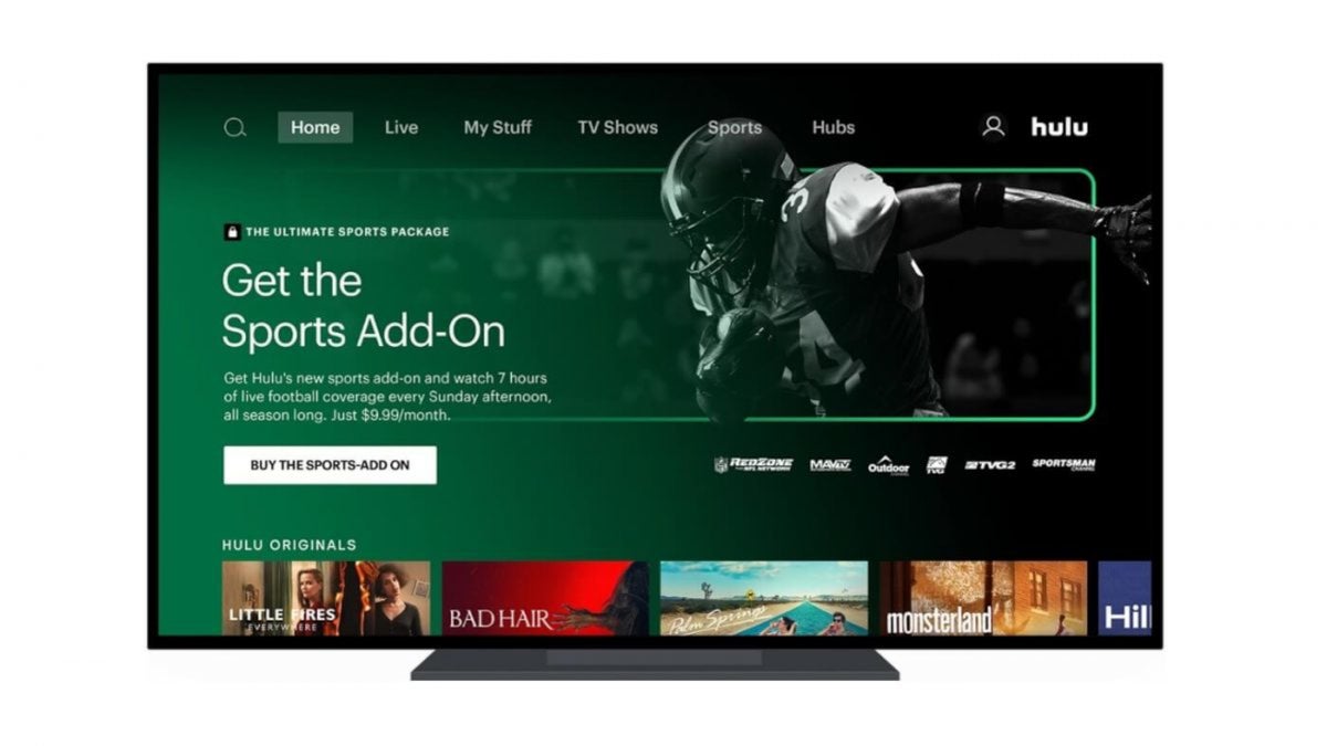 Hulu Plus Live TV adds NFL Network at no extra cost, new sports package available