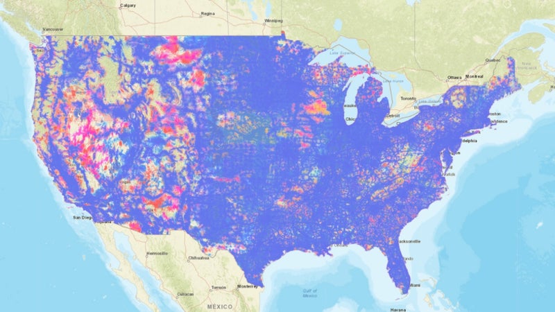 The FCC's first-ever 'standardized' nationwide 4G LTE coverage map is finally here