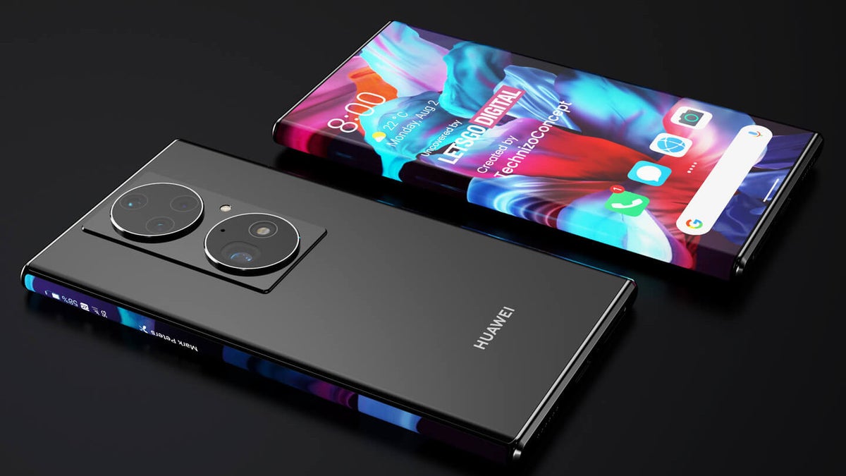Huawei patents phone with curved 'Arc Display' and under-display selfie camera
