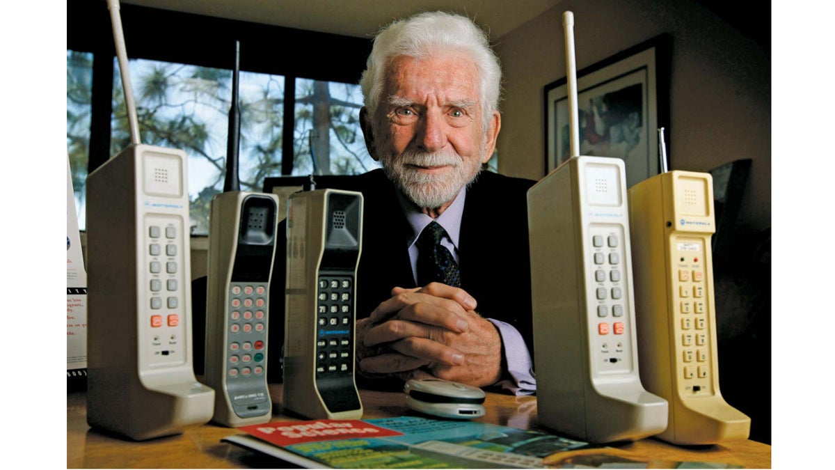 Marty Cooper made the very first cell phone call - after he invented them