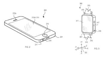 Apple Watch patent blow on it to answer calls