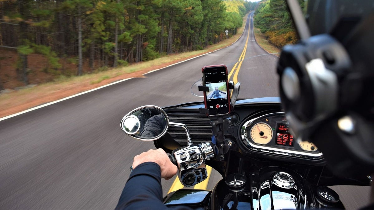 motor bike phone mount