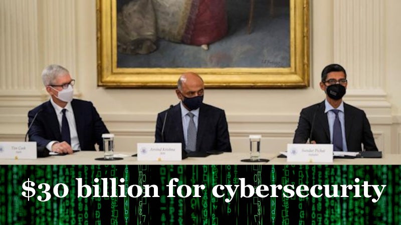 Google, Microsoft pledge $30 billion to national cybersecurity