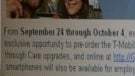 G2 pre-orders go live tonight through T-Mobile with its launch set for October 6th