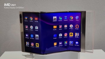 Samsung unveils futuristic triple-folding display prototype