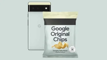 Google promotes the Pixel 6 line with billboards and...potato chips?