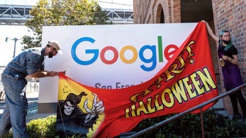 Pranksters redecorate Google’s SF office park in ‘Spirit Halloween’ signage