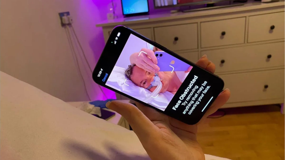iPhone 13 fails to Face ID CPAP masks