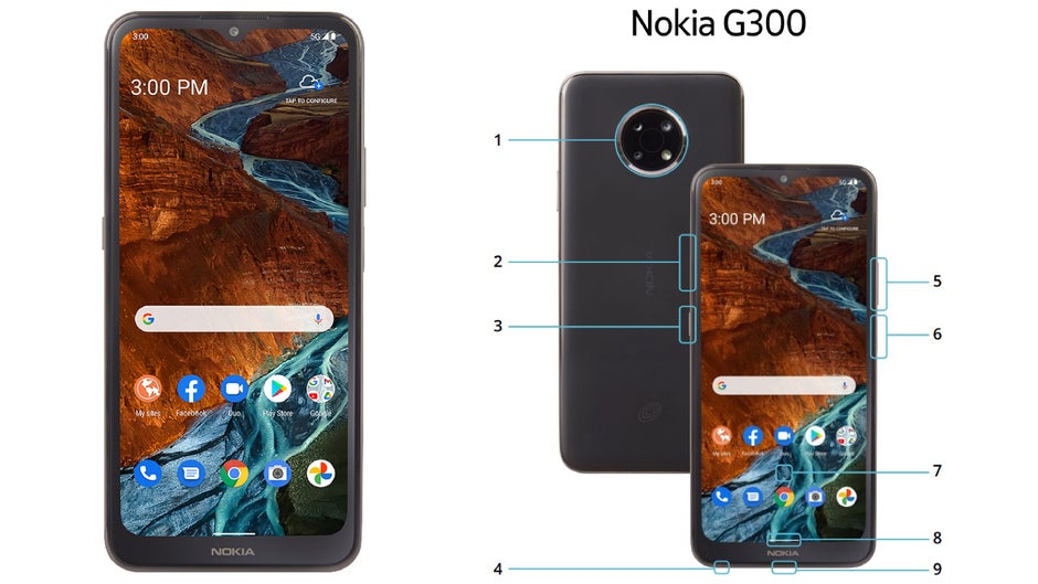 Affordable Nokia G300 5G leaks with Snapdragon 480 and triplecamera