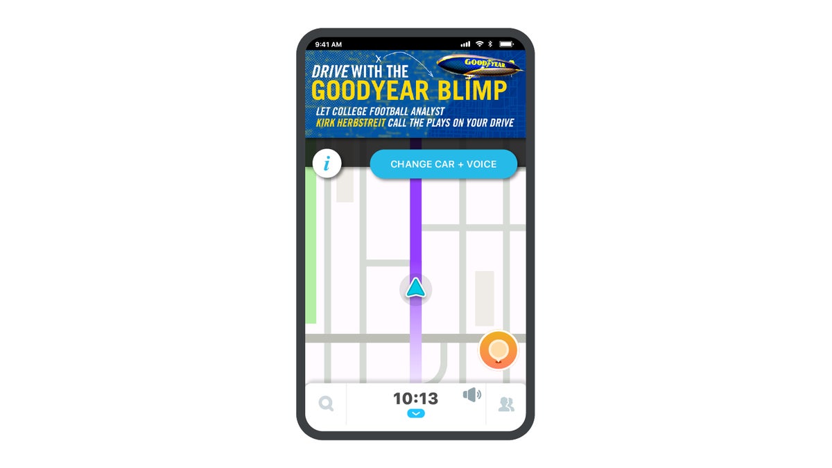 Waze brings the college football experience to drivers on Android and iOS devices