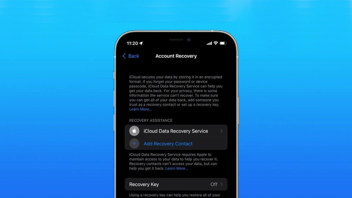iOS 15: How to set up iCloud Data Recovery Service