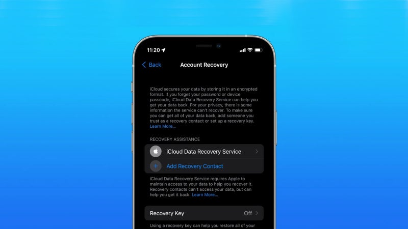 iOS 15: How to set up iCloud Data Recovery Service