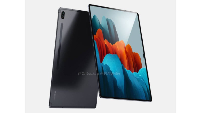 Samsung Galaxy Tab S8 Ultra leaks with Apple MacBook Pro-style notch