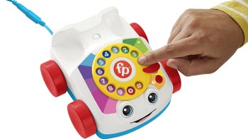 That toy phone on a string that you had as a baby now makes and takes real calls