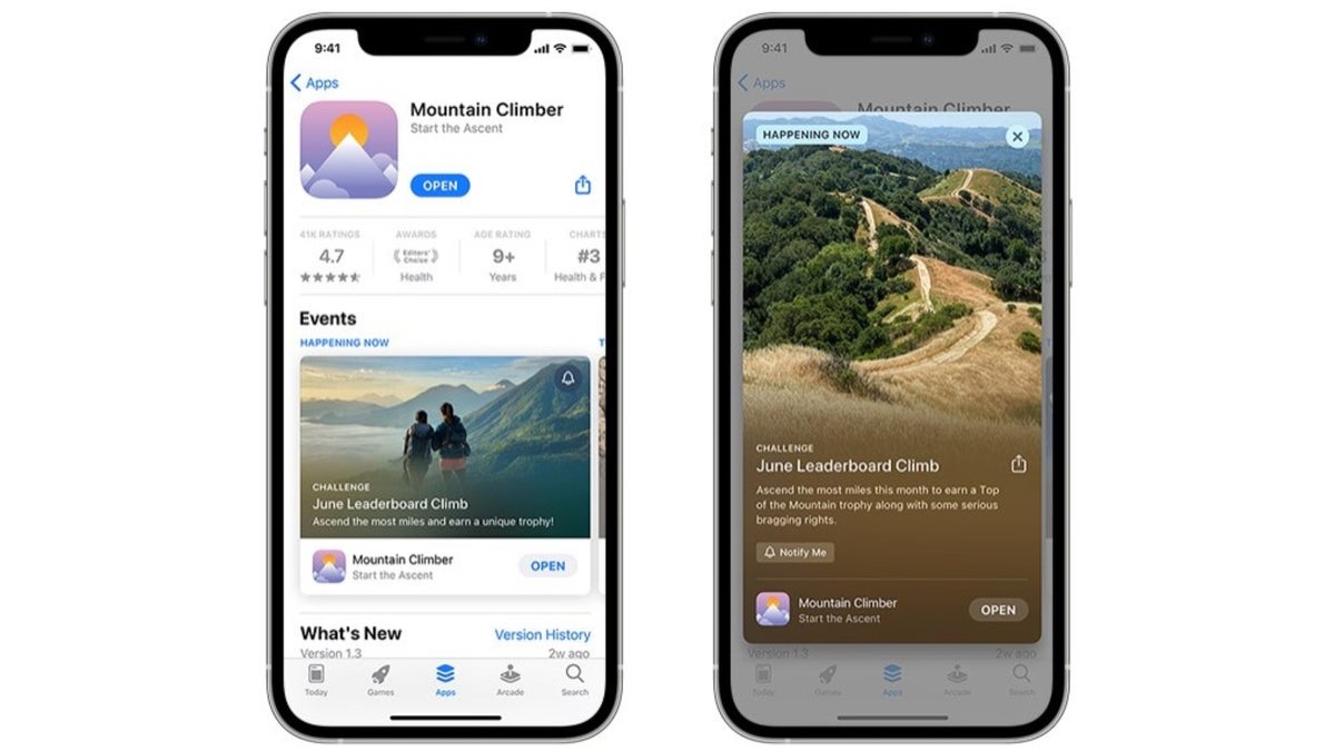 In-app events in the App Store have arrived for iOS 15 and iPad OS 15