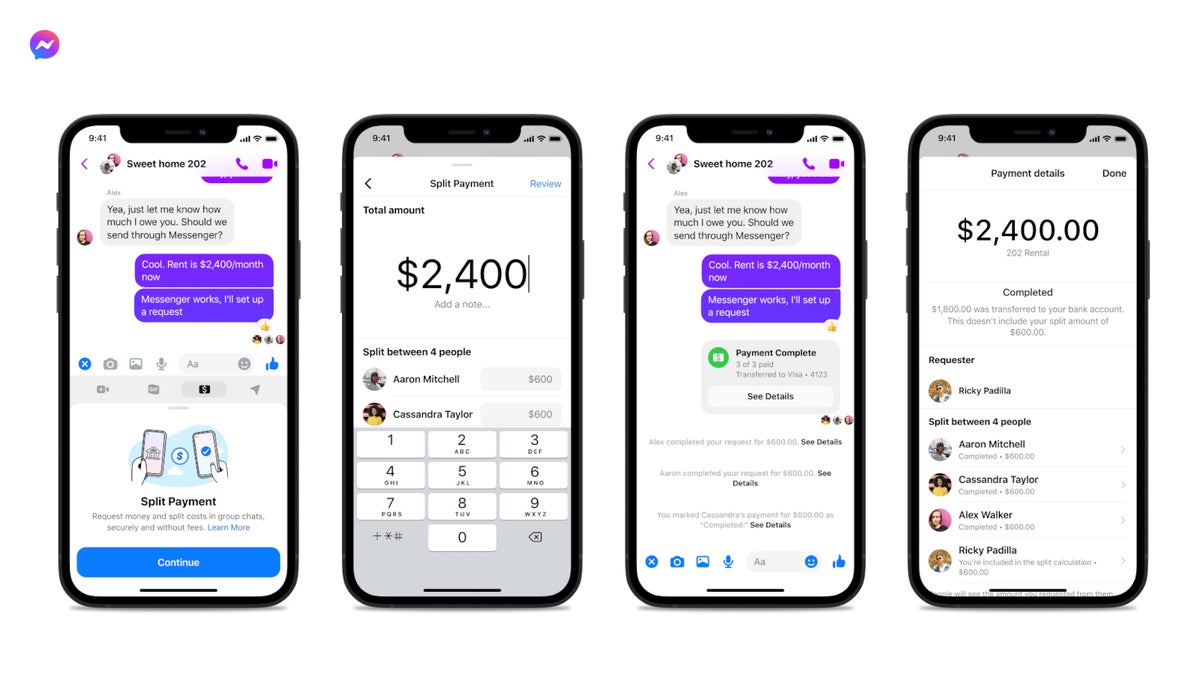 Messenger to start testing bill splitting feature in the US