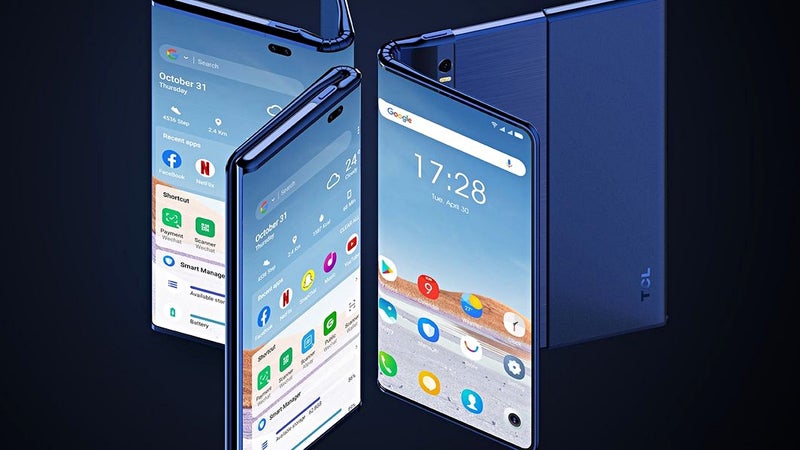 TCL's crazy foldable and rollable phone concept appears in video