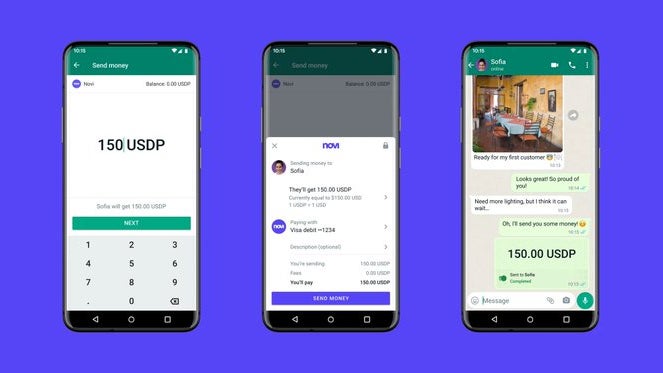Novi digital wallet goes live on WhatsApp for some users