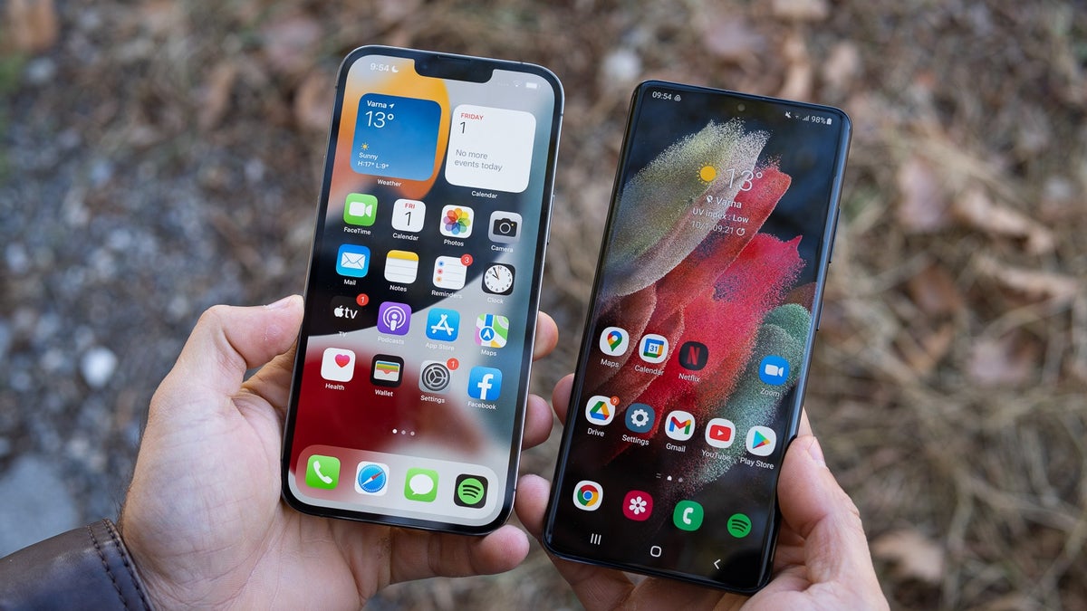 New 5G speed tests pit Apple's iPhone 13 against Samsung's Galaxy S21 series (and more)