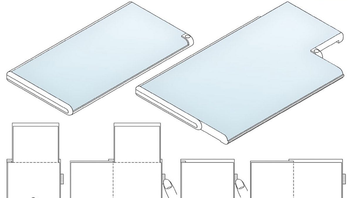 Samsung patents a wacky dual slider