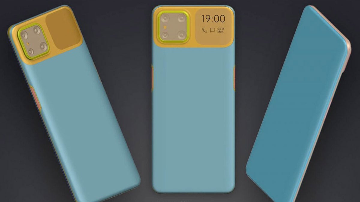 Official Oppo CAD renders showcase an elegant 'all-screen' phone with rear display for selfies