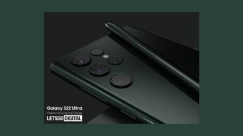 Renders visualize the Burnham Green Galaxy S22 Ultra/Note