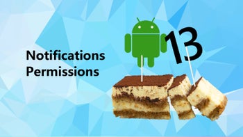 New Android 13 leak: Notifications Permissions