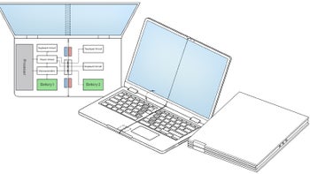 Samsung patents laptop that folds over twice — like cheese!