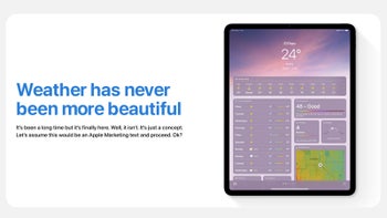 Will Apple ever figure out how to make a weather app for the iPad?